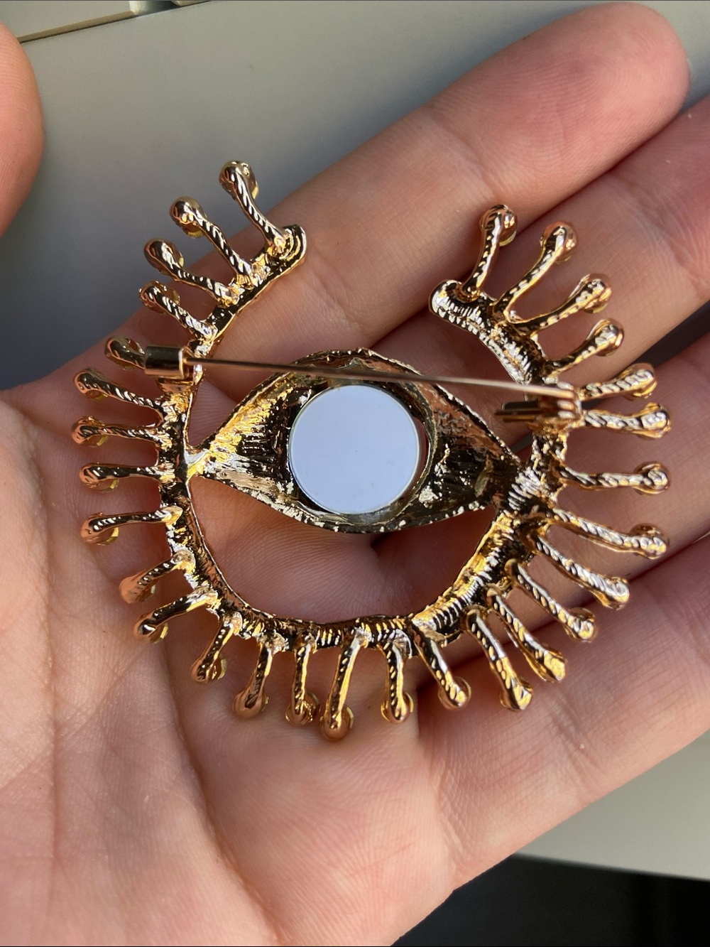 NEW! Eye of Protection Rhinestone Brooch Pin. Lucky brooch 🧿 - Picture 4 of 4